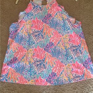 Lilly Pulitzer Pastel Floral Sleeveless Top